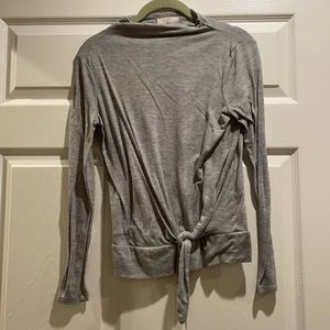 Loft outlet mock turtle neck size XSP. Tie in front